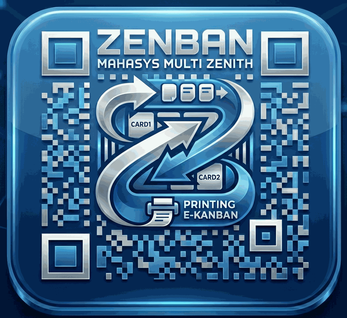 Zenban Kanban System main window